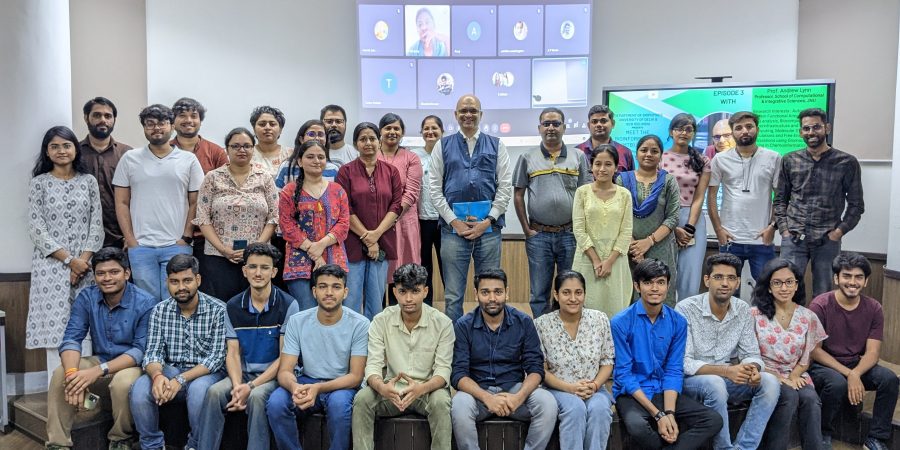 "Meet the bioinformatics" series episode 3 seminar jointly organised with ISCB RSG-India on 30/05/2023 welcoming Prof. Andrew Lynn, JNU Delhi.